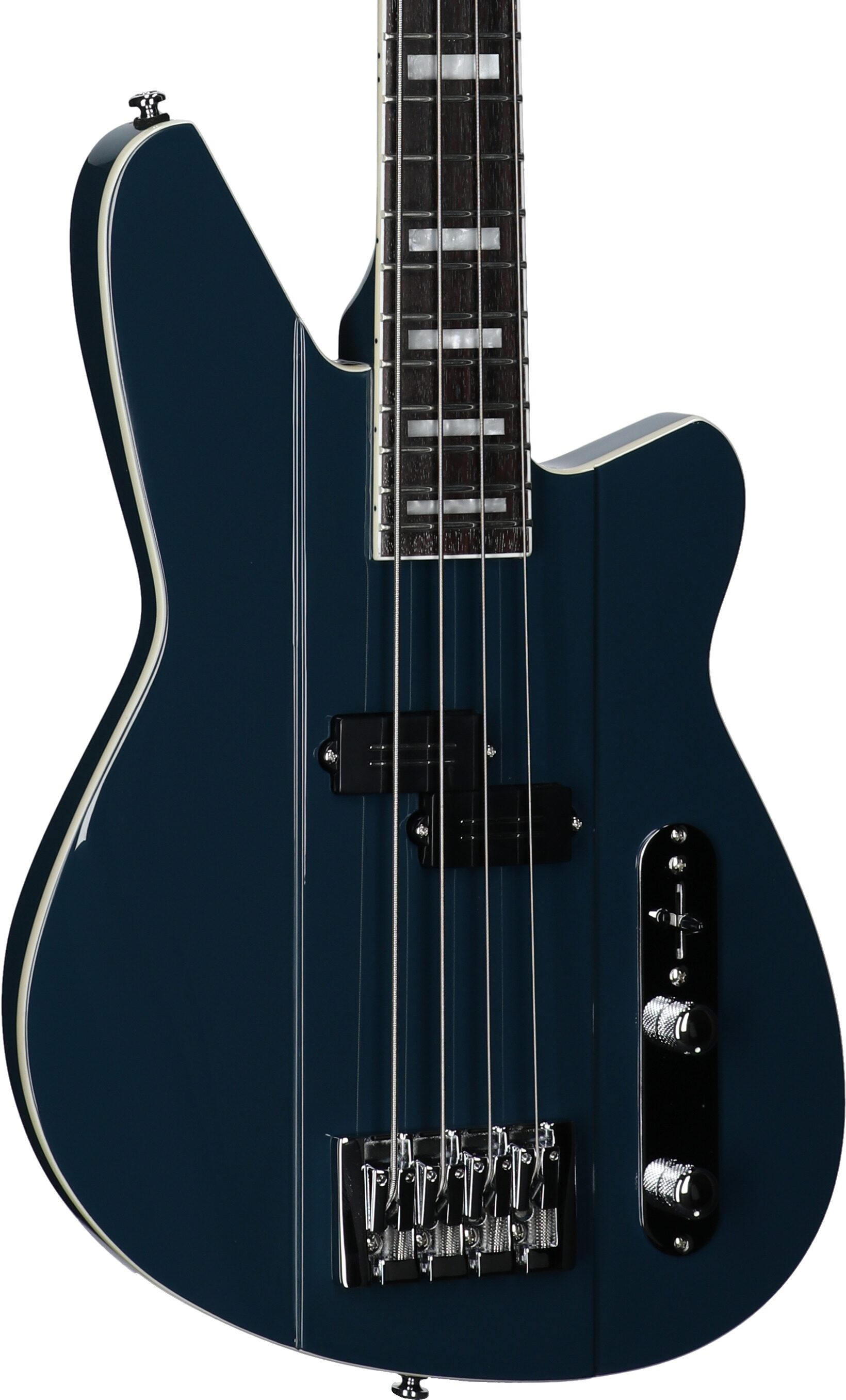 Reverend Sentinel Electric Bass, High Tide Blue, Full Left Front