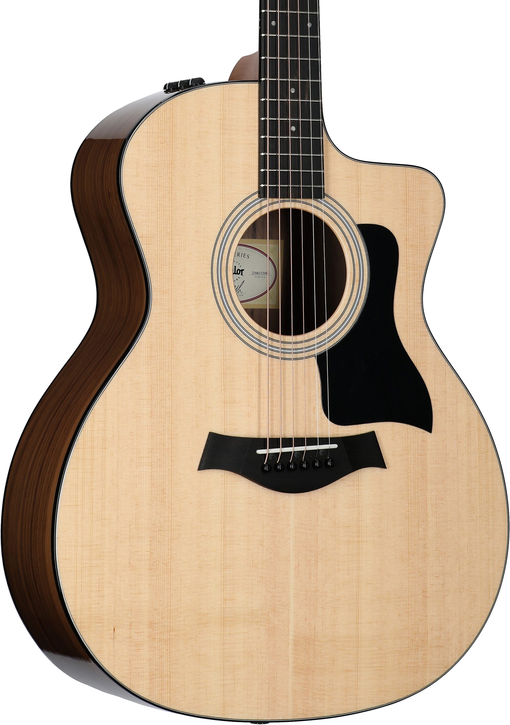 Taylor 114ce Special Edition Acoustic-Electric Guitar, New, Full Left Front