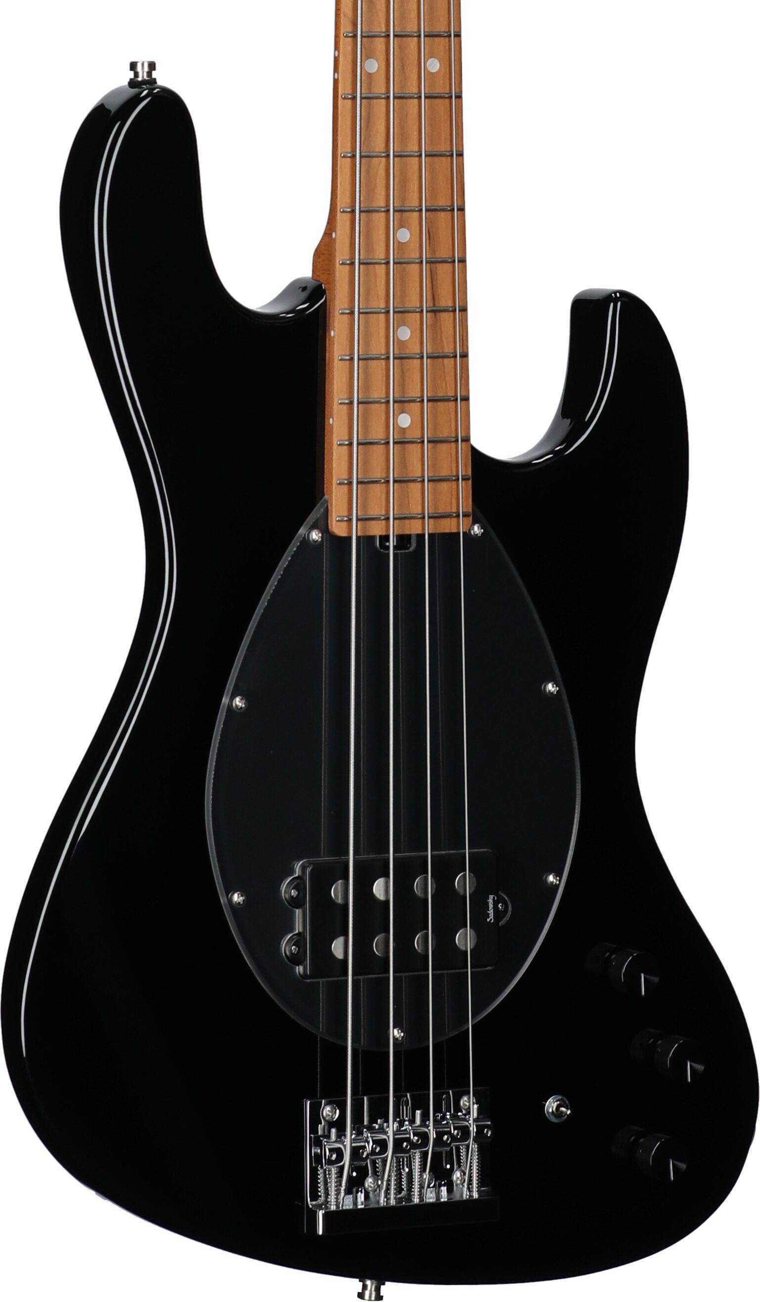 Sadowsky MetroExpress MV4 Electric Bass, with Maple Fingerboard, Black, Full Left Front