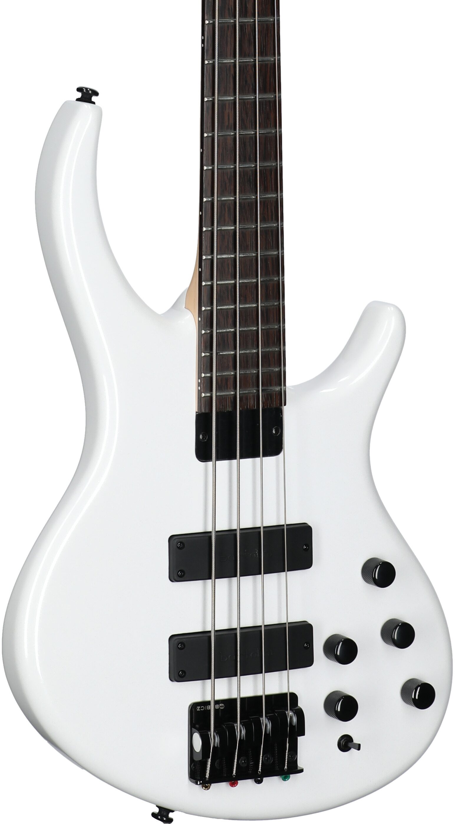 Tobias Killer B IV Bass Guitar (with Gig Bag), White Pearl, Full Left Front