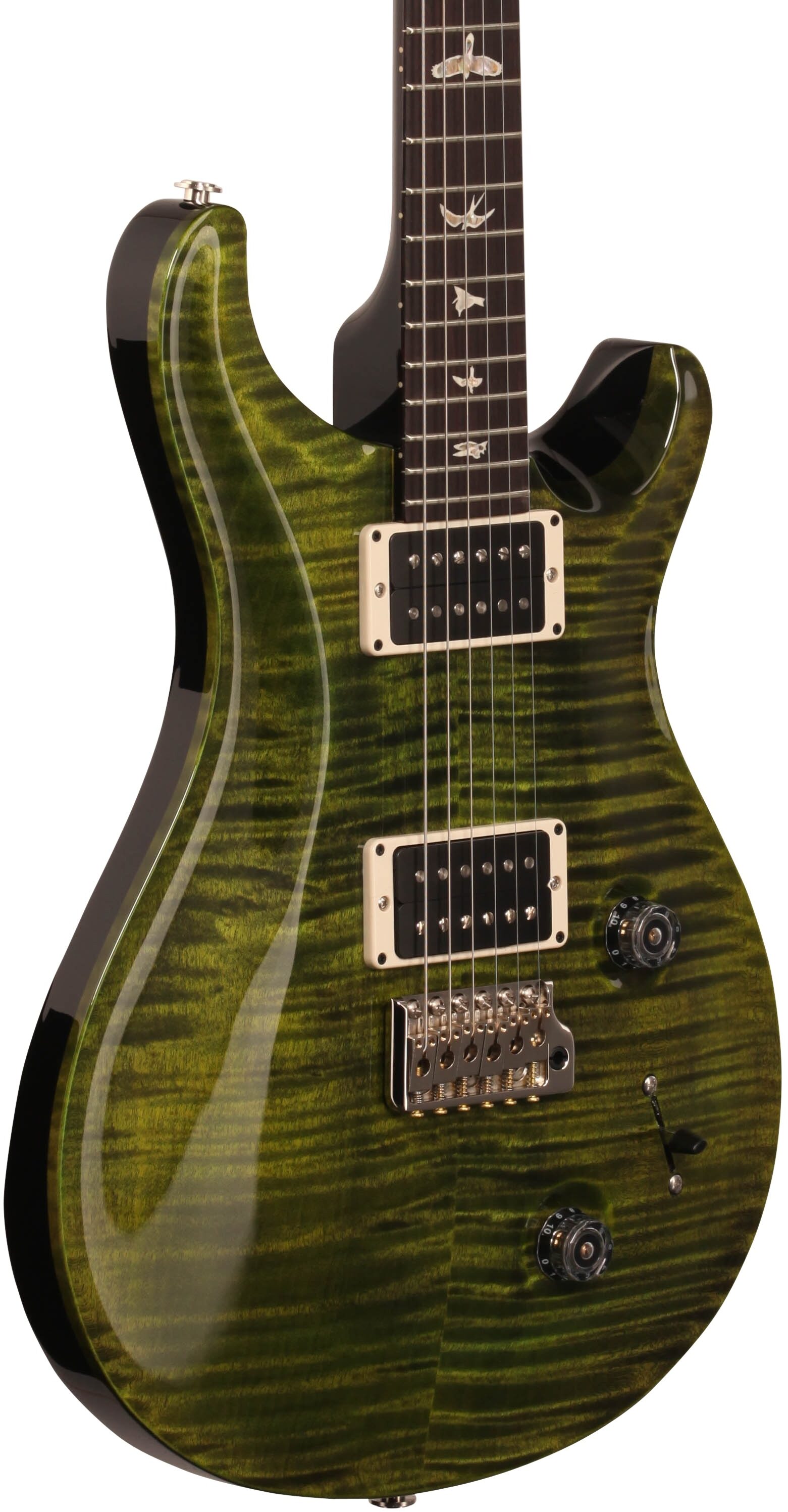 PRS Paul Reed Smith Custom 22 Custom Color Emerald Wrap (with Case), Full Left Front