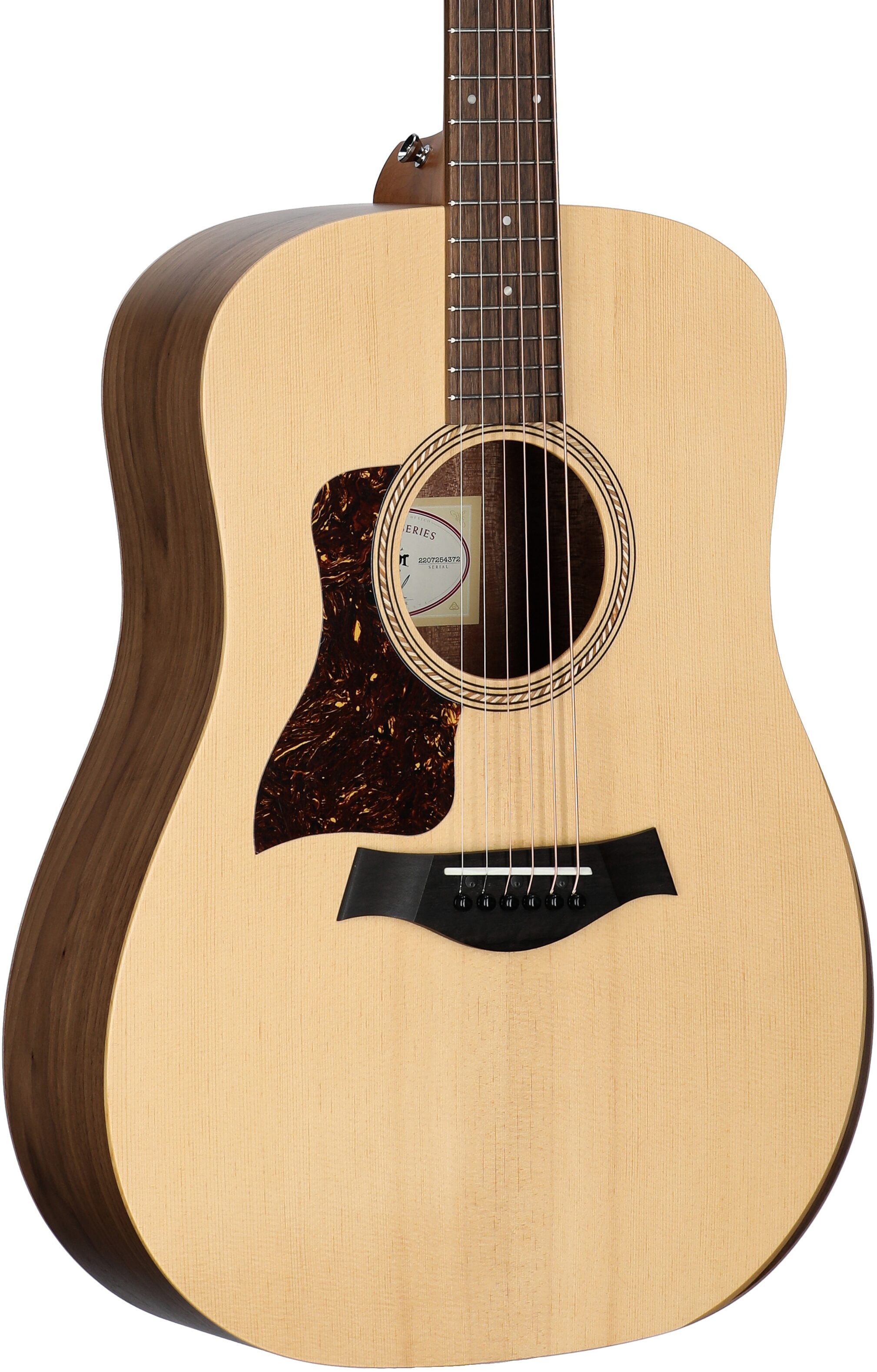 Taylor Academy 10e Dreadnought Acoustic-Electric Guitar, Left-Handed (with Gig Bag), Natural, Full Left Front