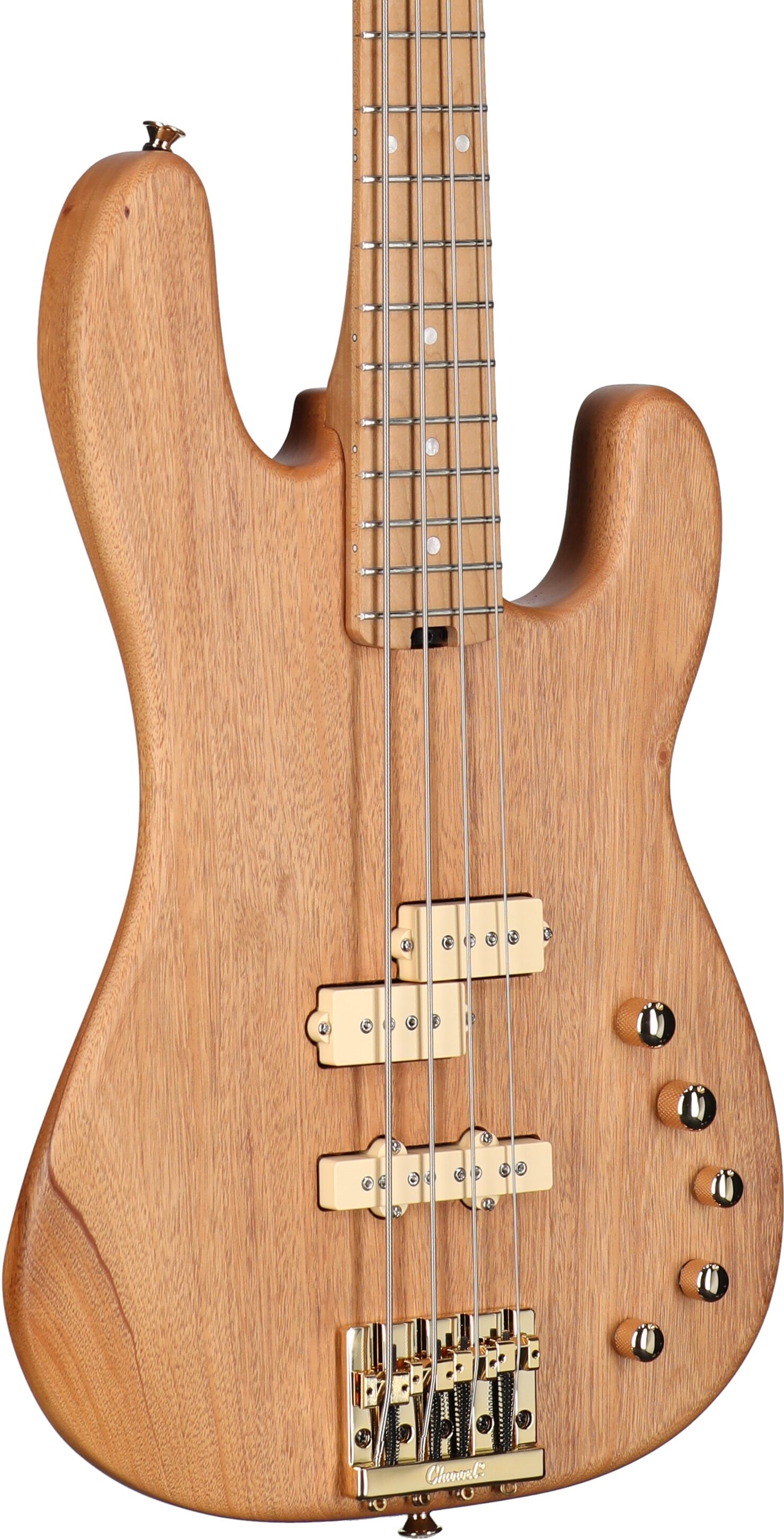 Charvel Pro-Mod San Dimas PJ IV Electric Bass, Natural, Full Left Front