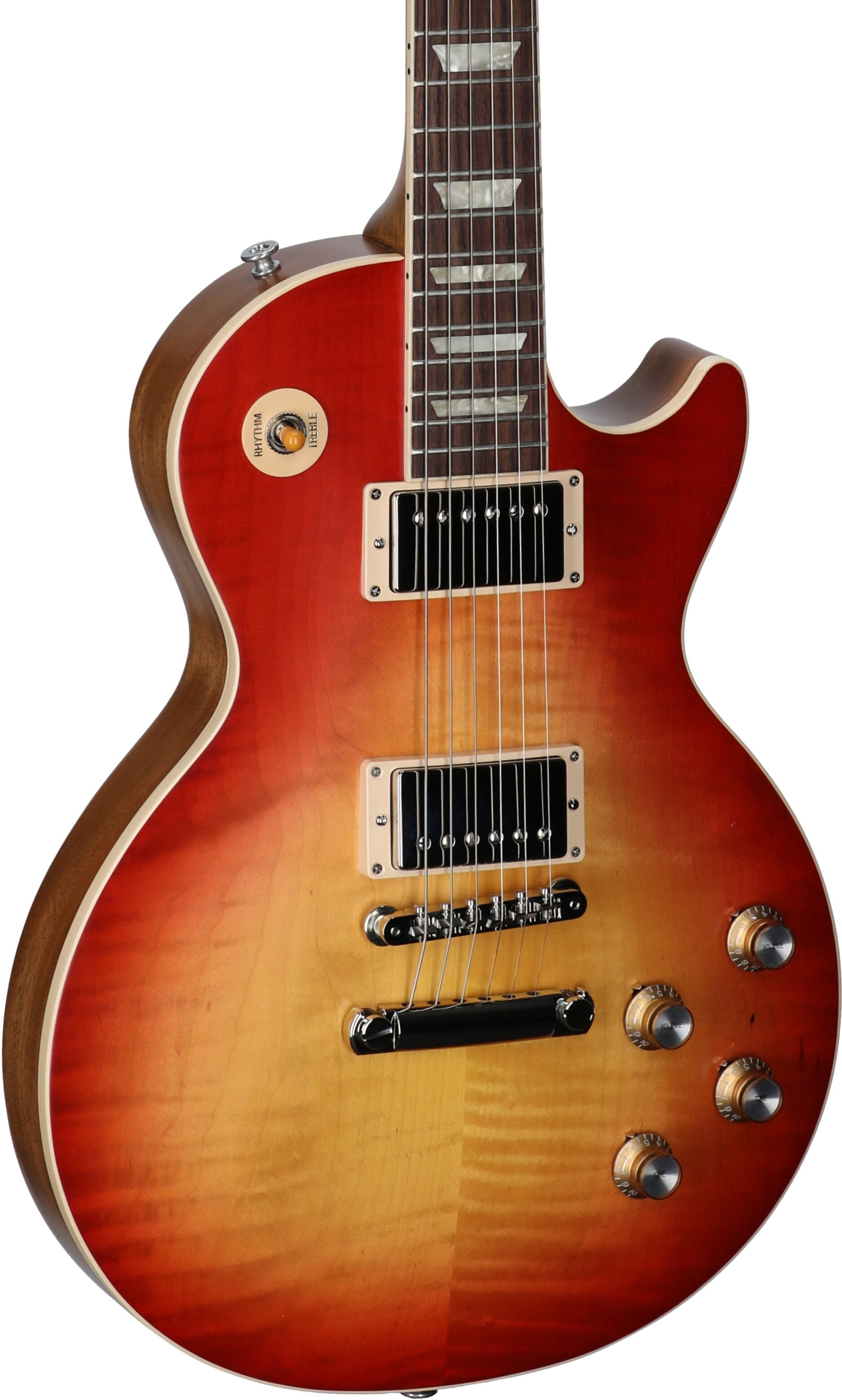 Gibson Les Paul Standard '60s Faded Electric Guitar (with Case), Vintage Cherry, Full Left Front