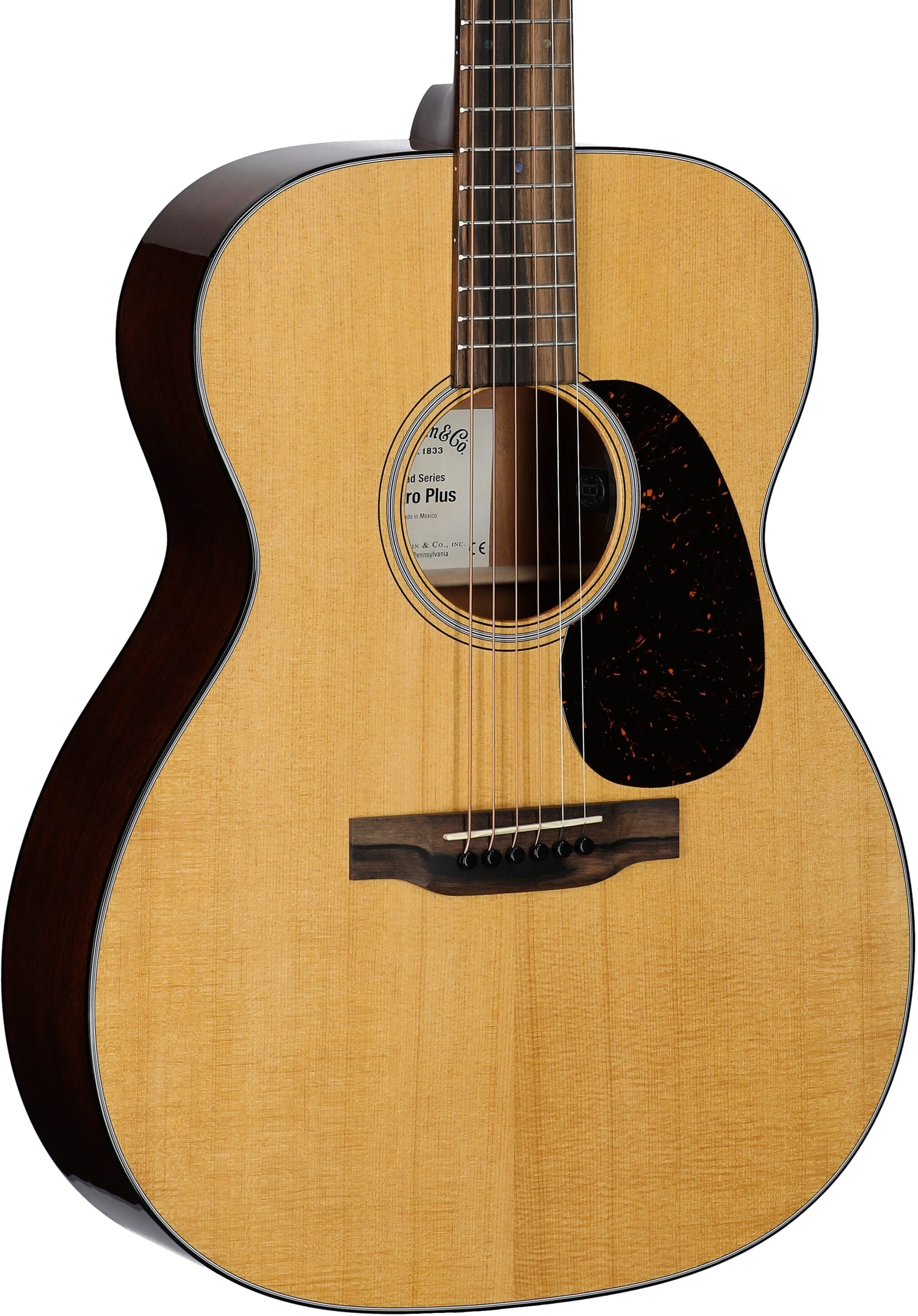 Martin 000E Retro Plus Mahogany Acoustic-Electric Guitar, New, Full Left Front