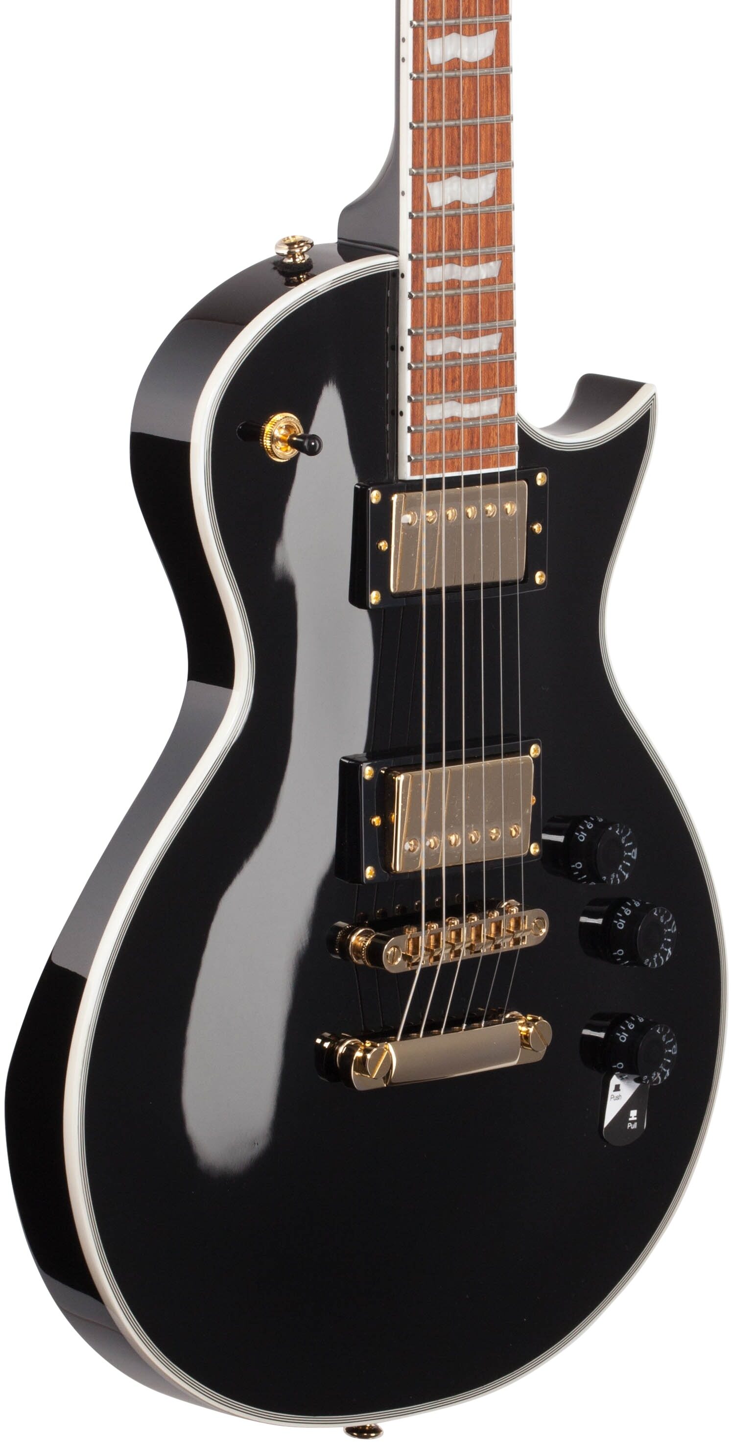 おすすめ新品 ESP LTD EC-256 Electric Guitar - Black w/ Gold Hardware ブラック ゴールドパーツ レスポール タイプ エレキギタ ESP