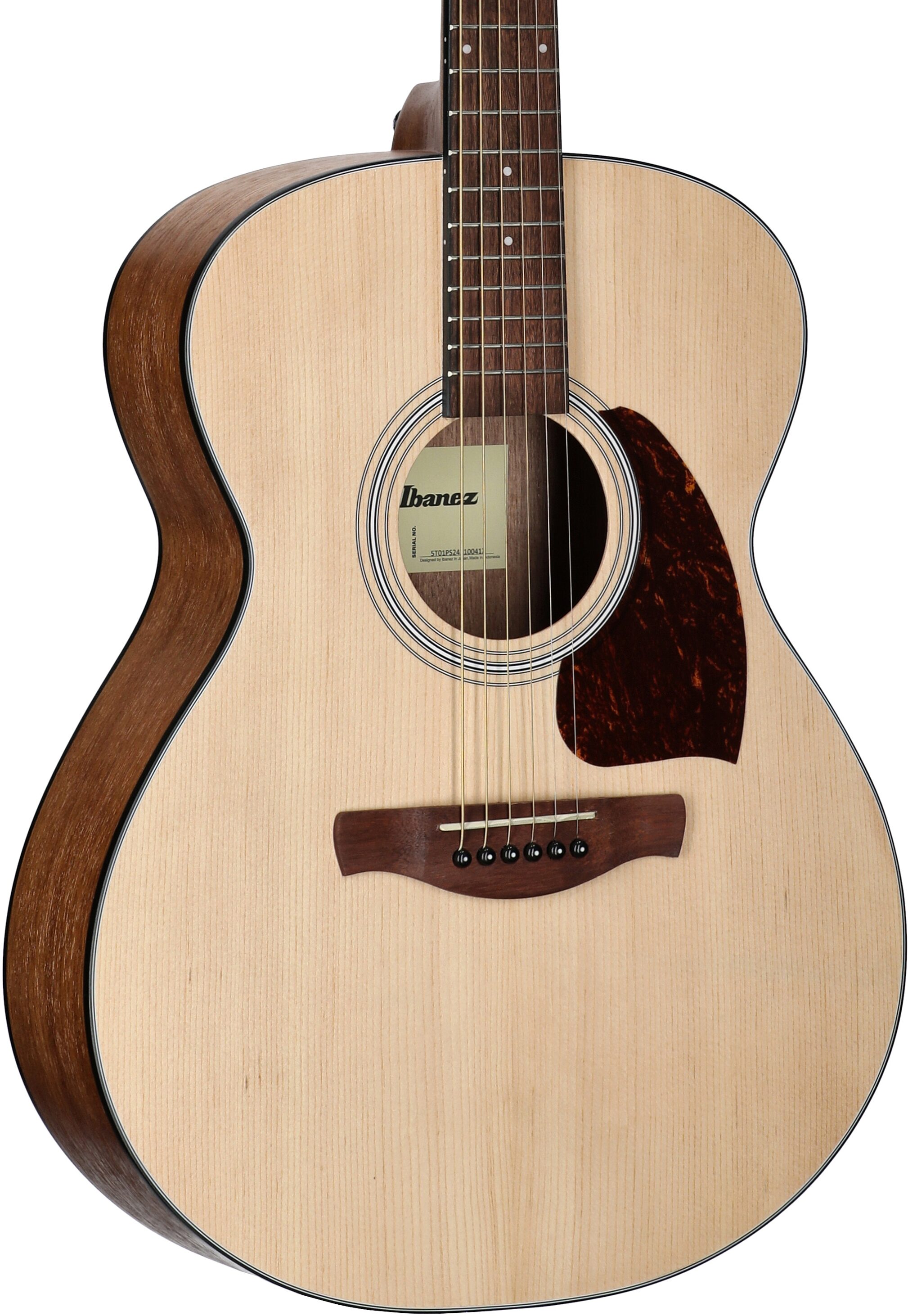 Ibanez PC50 Acoustic Guitar, Open Pore Natural, Full Left Front