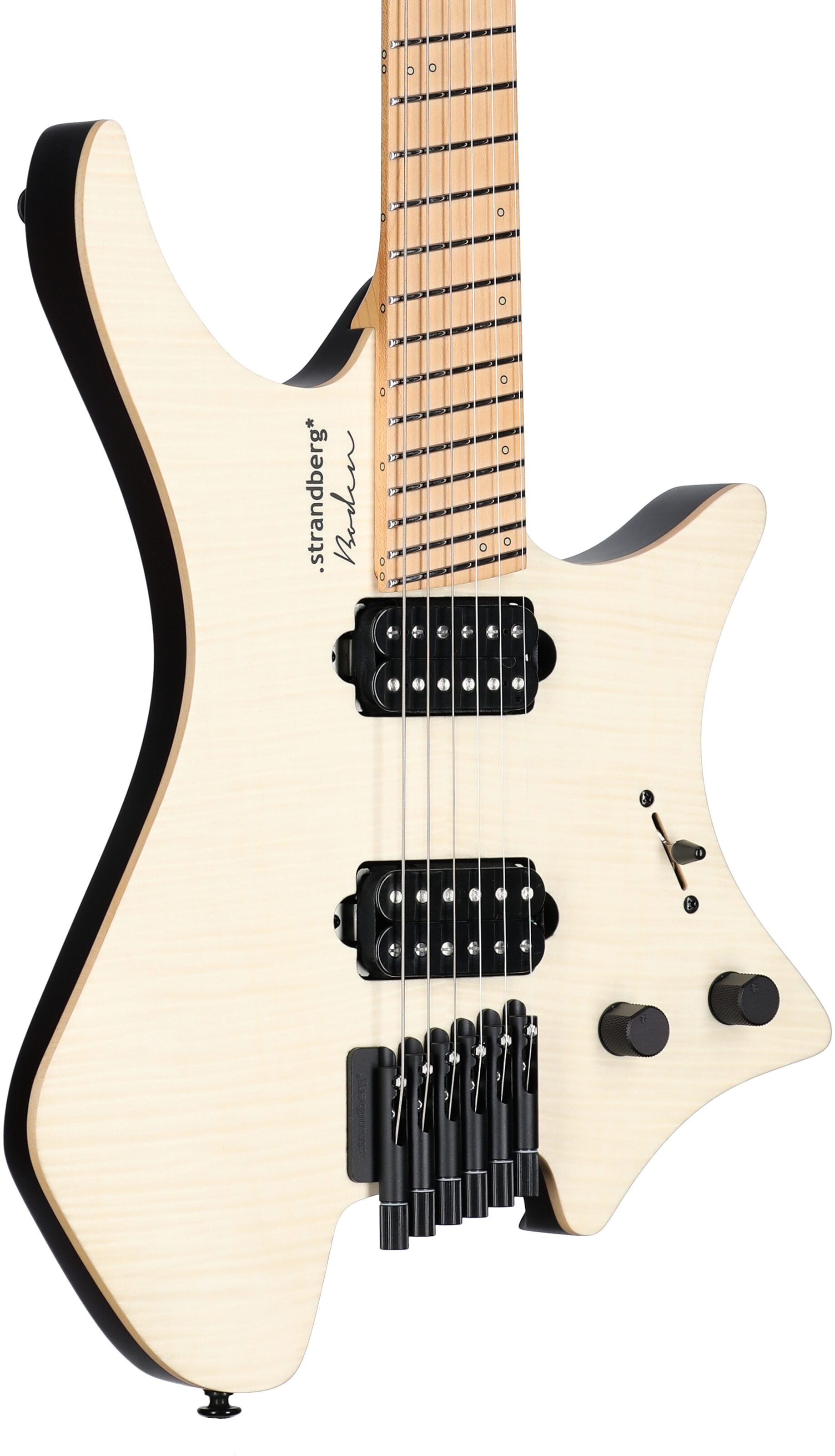 Strandberg Boden Standard NX 6 Electric Guitar (with Gig Bag), Natural, Full Left Front