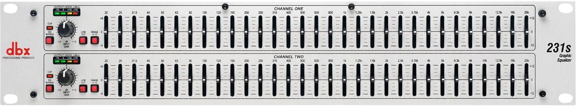 dbx 231S Dual 31-Band Graphic Equalizer | zZounds