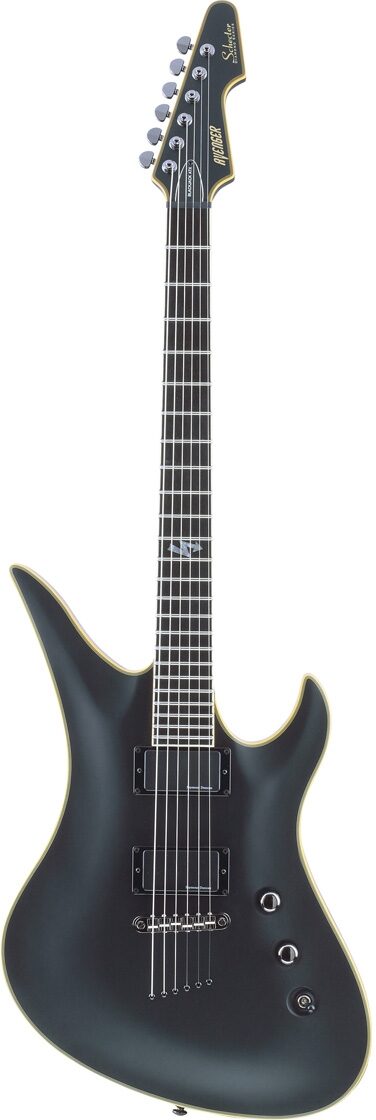 Schecter Blackjack ATX Avenger Electric Guitar, Aged Black Satin