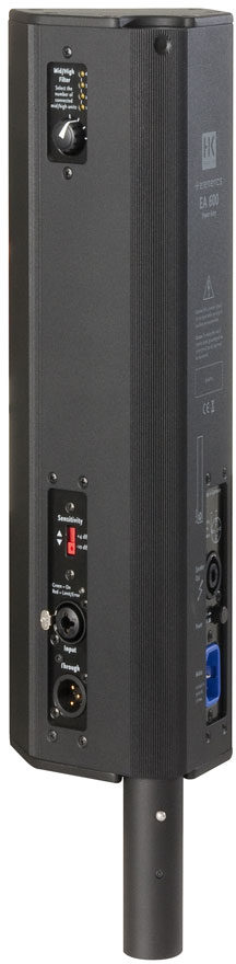 HK Audio EA600 Elements Power Amplifier (600 Watts), Rear - Angle