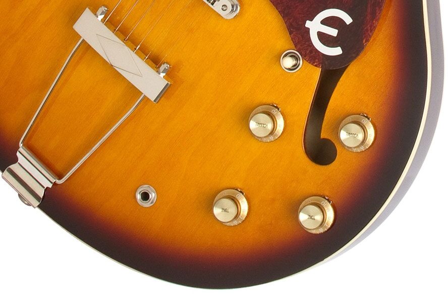 Epiphone 50th Anniversary 1961 Casino Electric Guitar (with Case), Controls