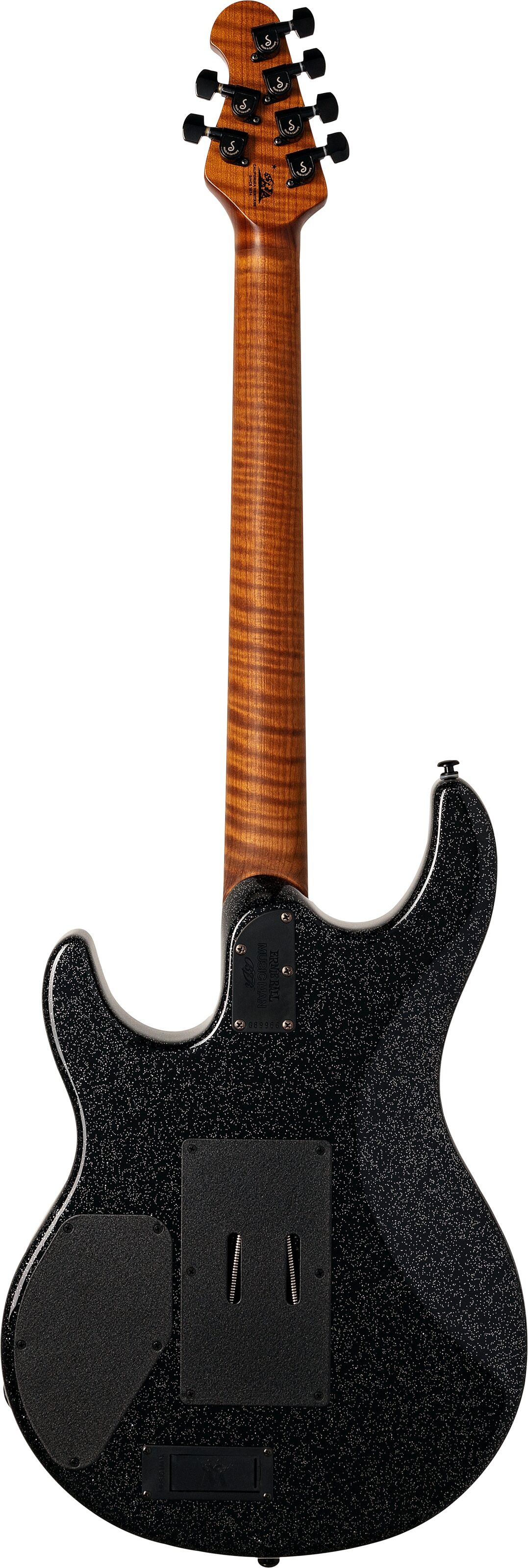 Ernie Ball Music Man Luke 3 HH Floyd BFR Electric Guitar (with Case), Main Back