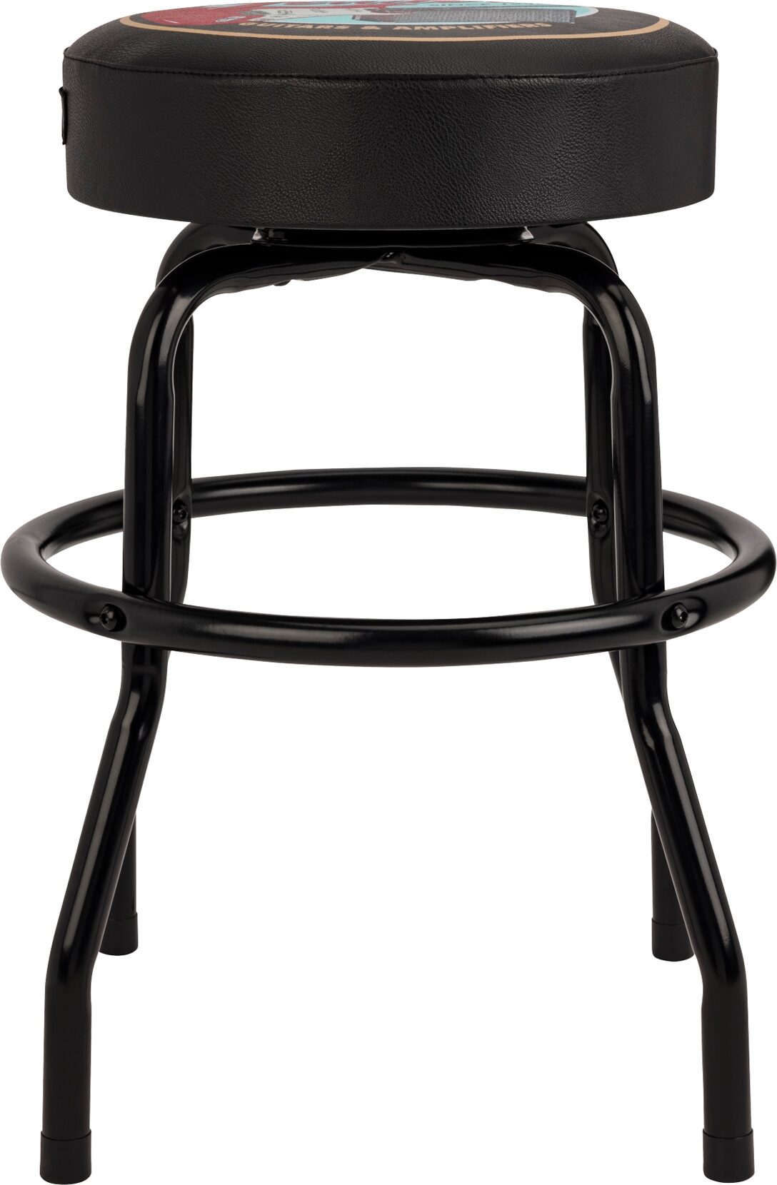 Fender Guitars and Amps Pick Pouch Barstool, Black, Action Position Back