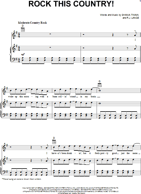 Rock This Country! - Piano/Vocal/Guitar, New, Main