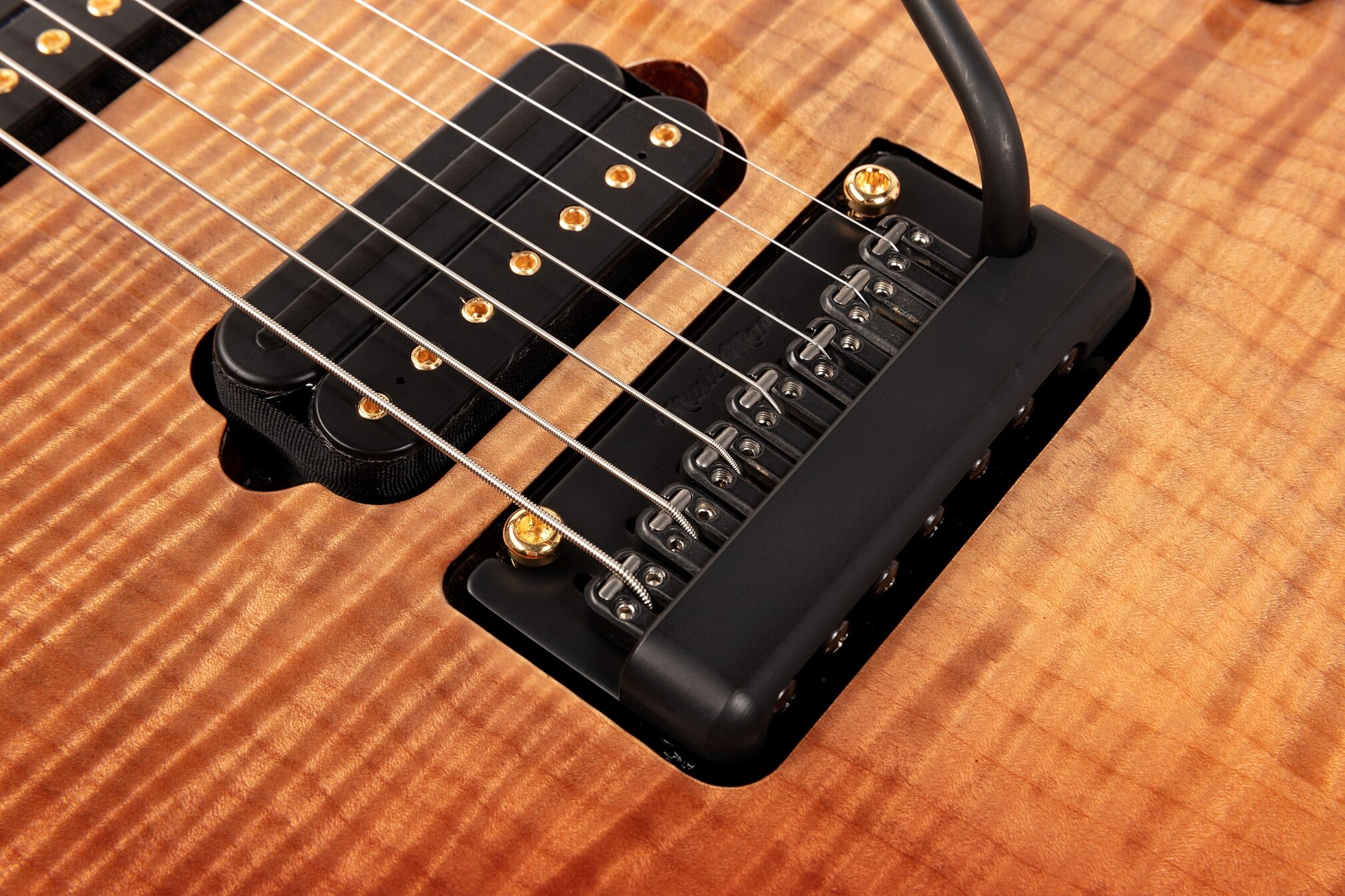 Ernie Ball Music Man JP7 John Petrucci 20th Anniversary Electric Guitar (with Case), Action Position Back