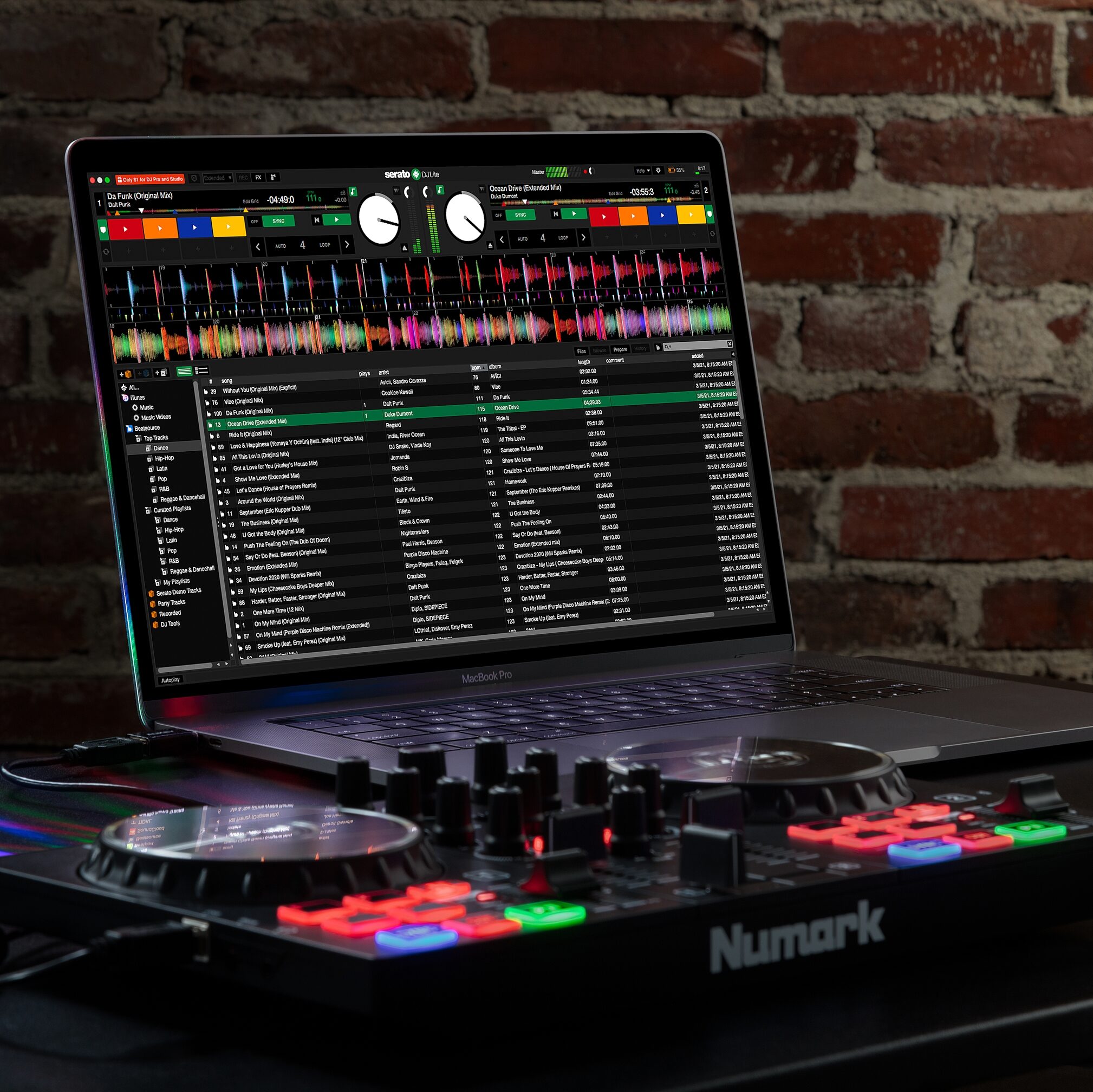 Numark Party Mix II DJ Controller with Light Show