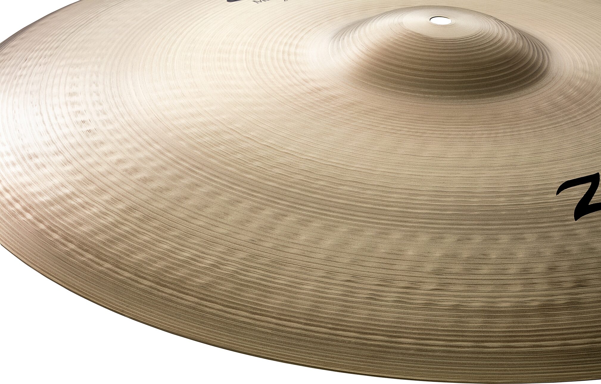 Zildjian A Series Medium Ride Cymbal, 24 inch, Action Position Back
