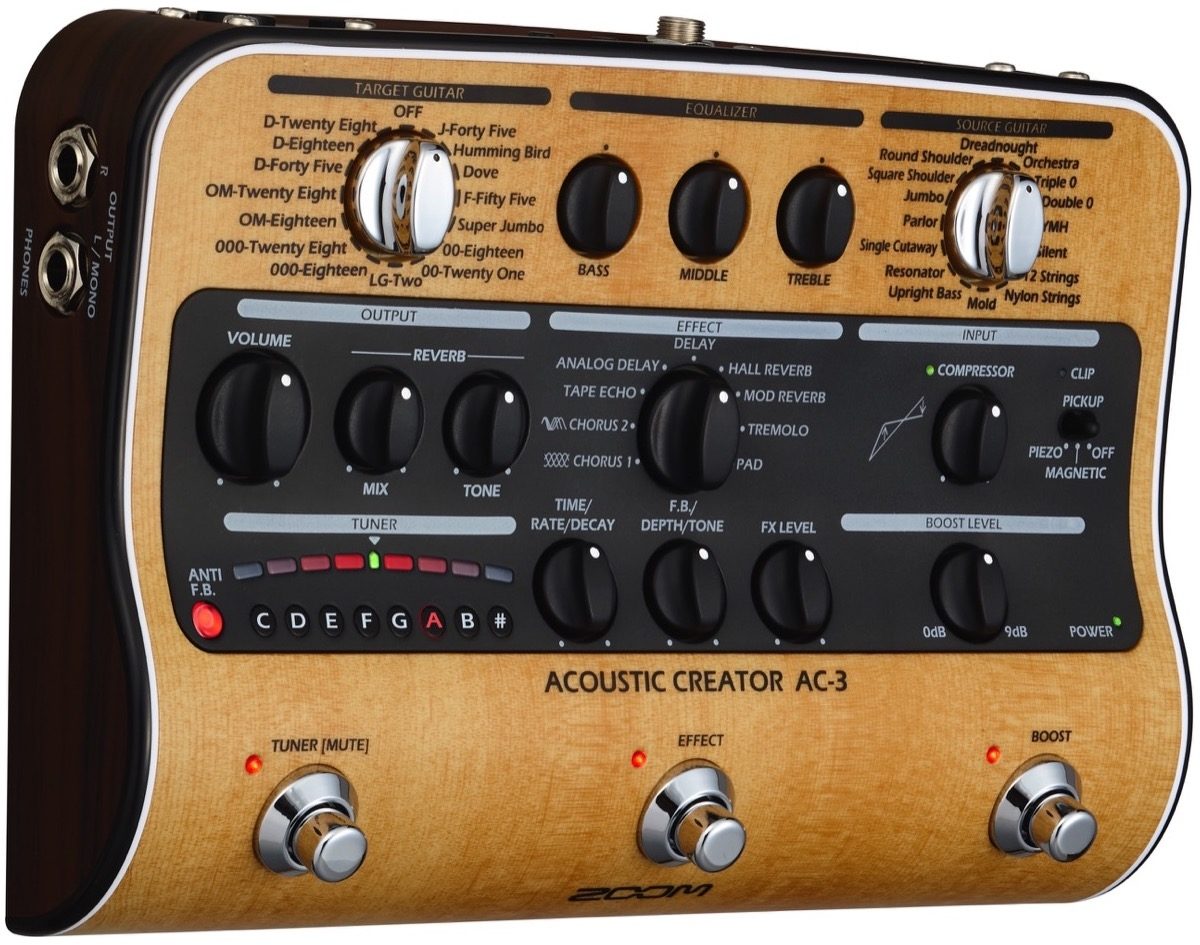 Zoom AC-3 Acoustic Creator Direct Box | zZounds