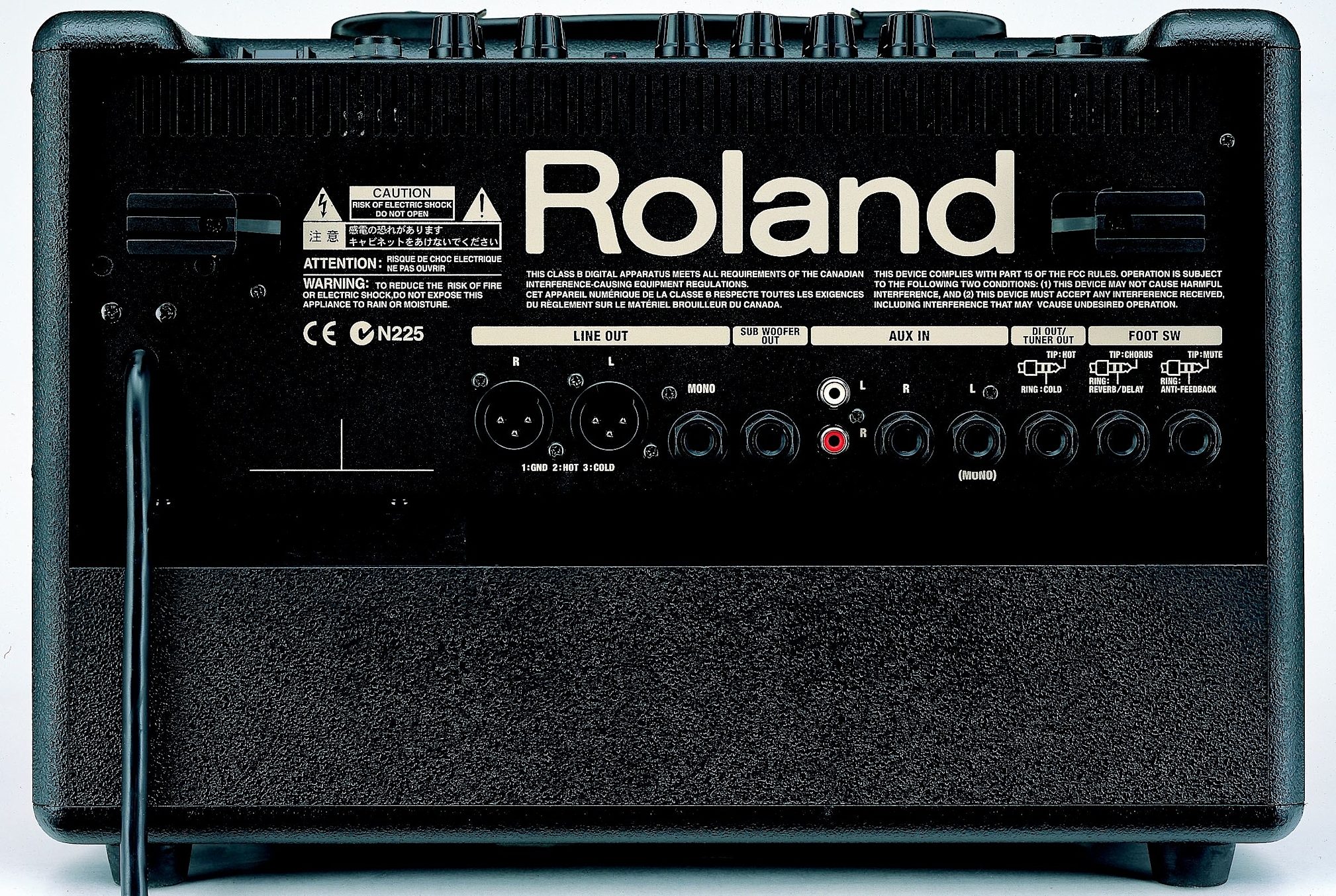 Roland AC-60 Acoustic Chorus Acoustic Guitar Amplifier (2x30 Watts, 2x6.5