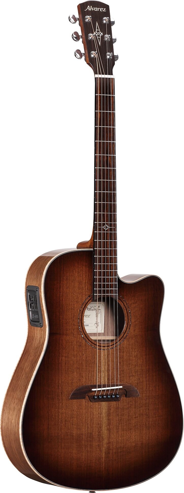 Alvarez ADWS77CESHB Artist Elite Dreadnought, Action Position Front