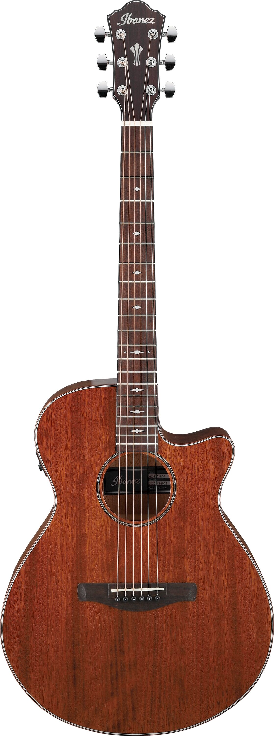 Ibanez AEG220 Acoustic-Electric Guitar, Action Position Back