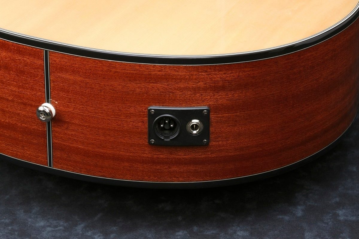 Ibanez AEL108TD Acoustic-Electric Guitar, 8-String, Output