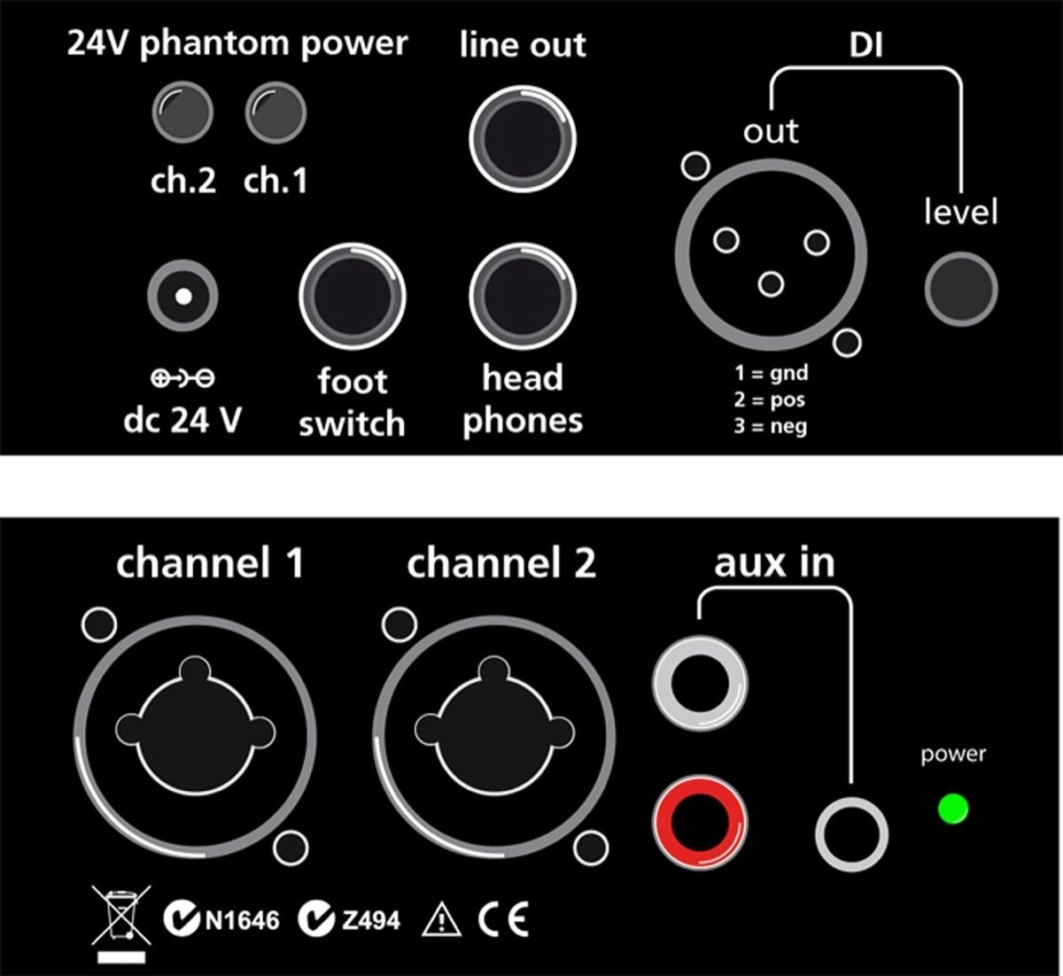 AER Dual-Mix 2 Preamplifier Mixer, 2-Channel | zZounds