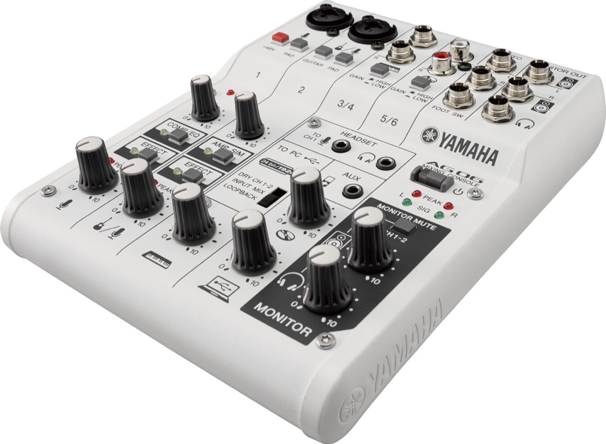 Yamaha AG06 USB Mixer, 6-Channel | zZounds