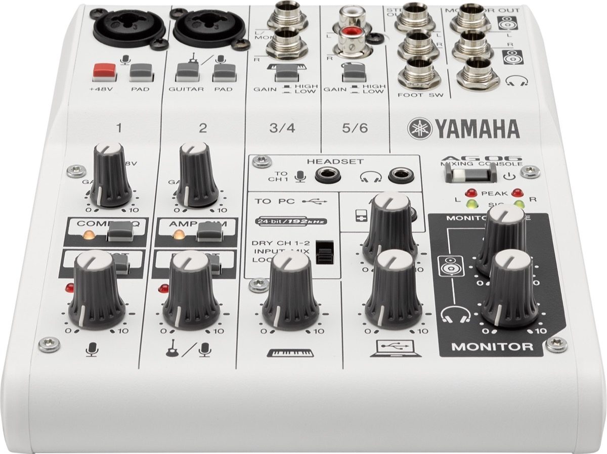 Yamaha AG06 USB Mixer, 6-Channel | zZounds