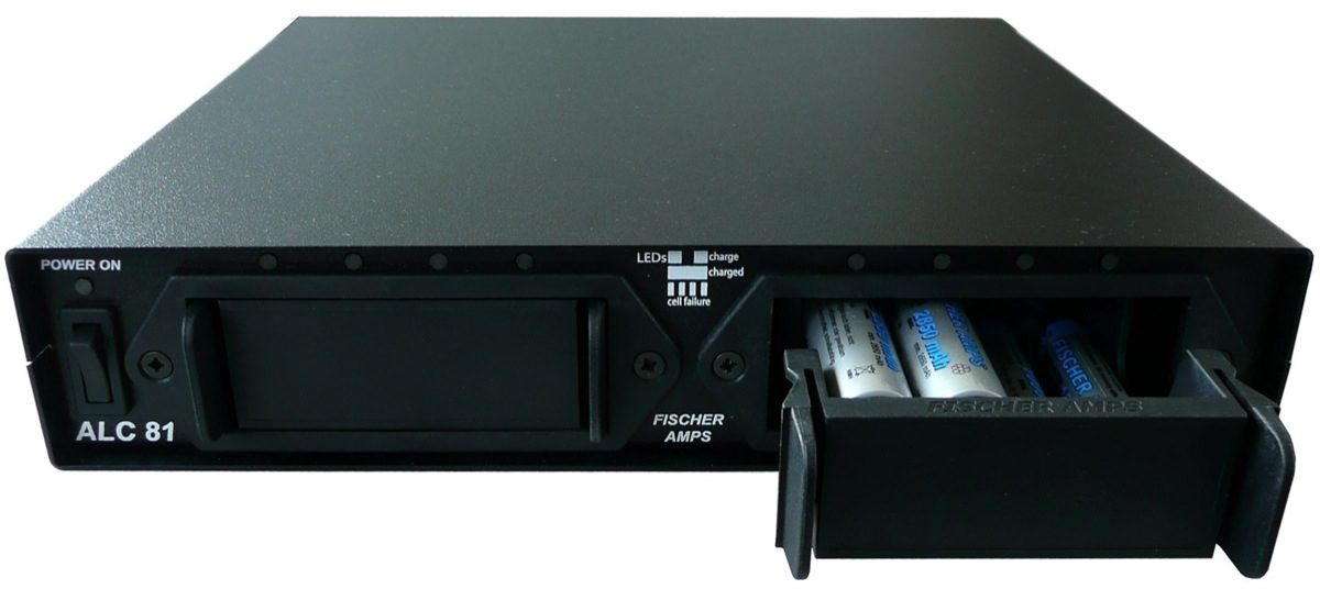 Fischer Amps ALC81 Half Rack AA and AAA Battery Charger, Open