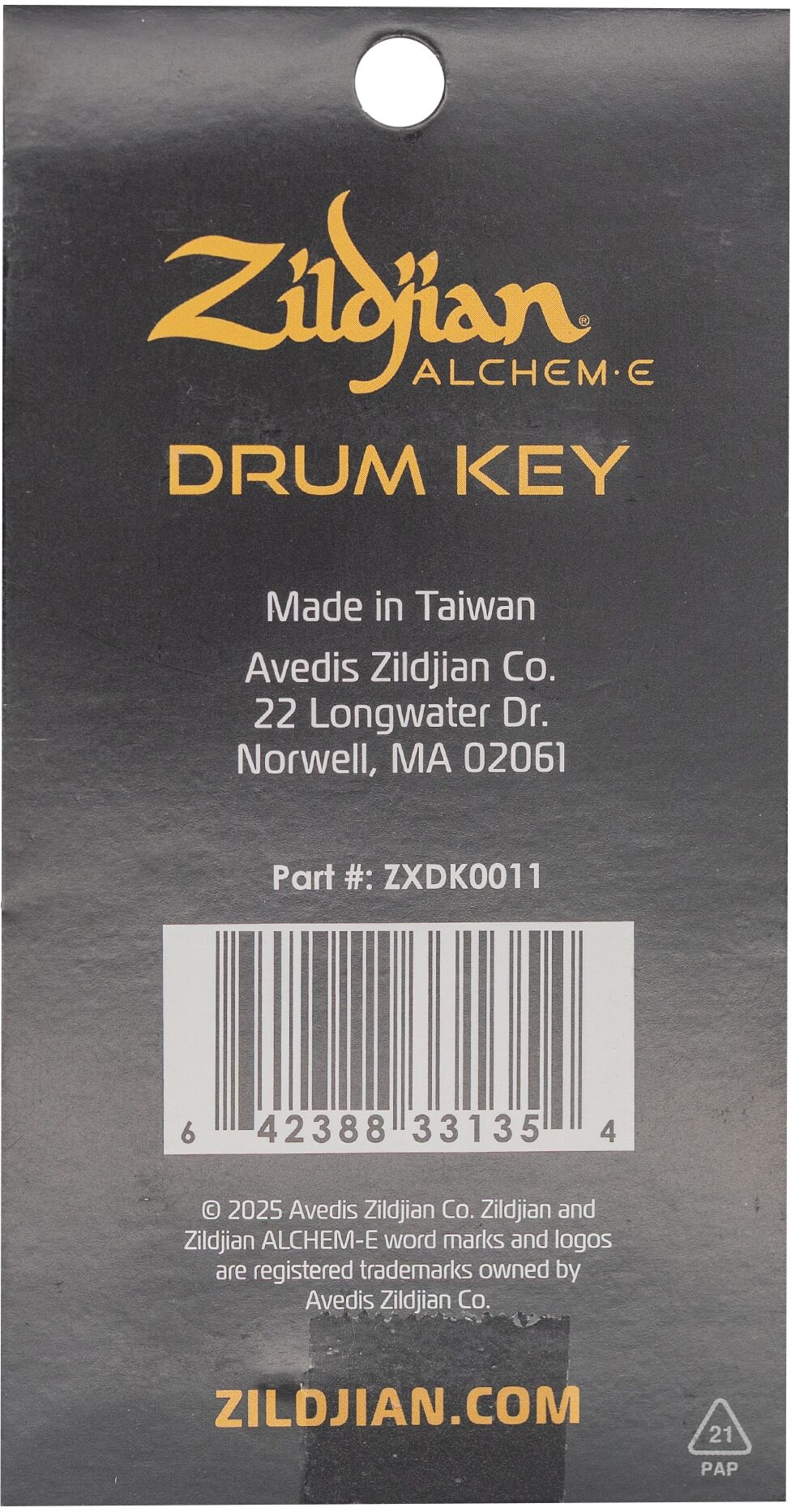 Zildjian ZXDK0011 ALCHEM-E Drum Key | zZounds