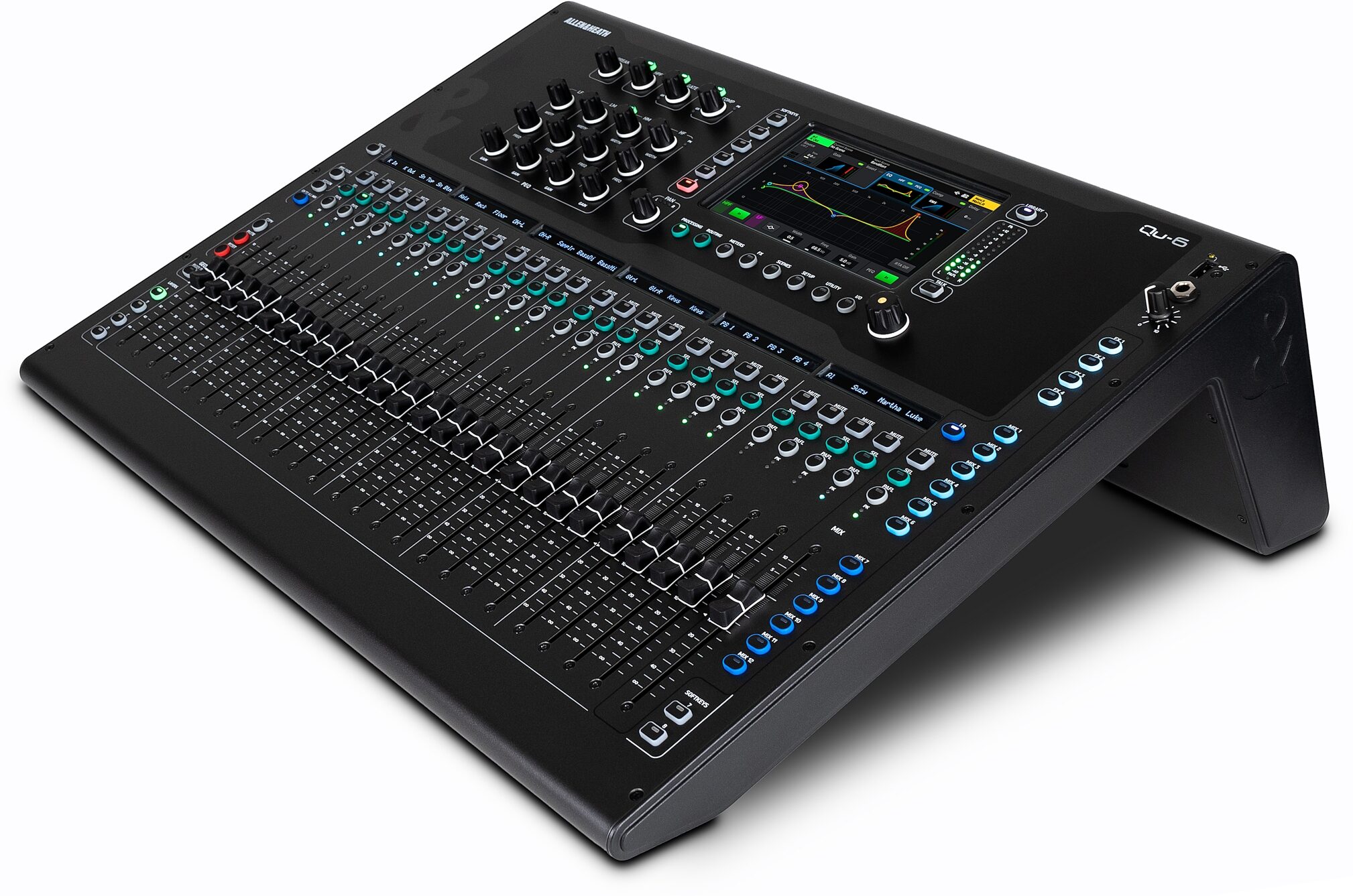 Allen and Heath Qu-6 32-Channel Digital Mixer, New, Action Position Back