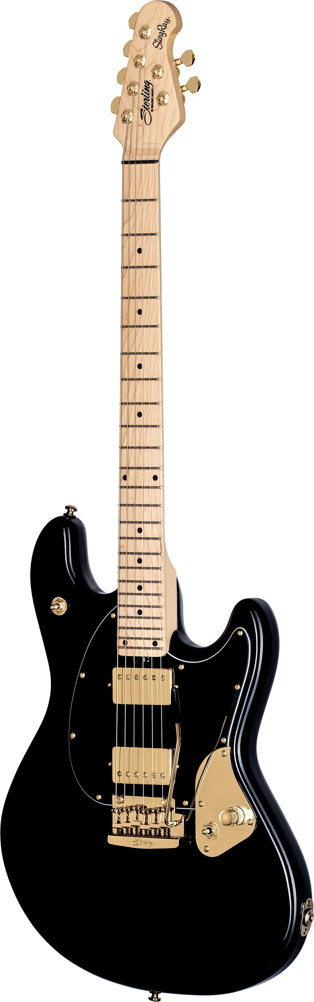 Sterling by Music Man Jared Dines StingRay Electric Guitar, Action Position Back