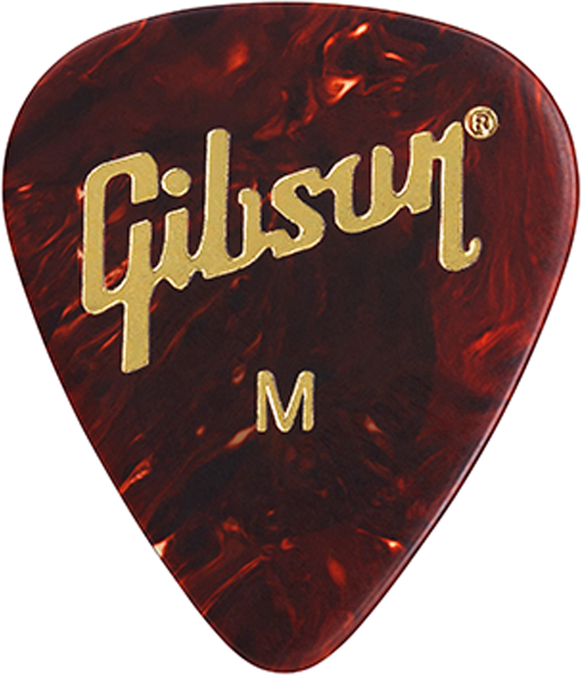 Gibson Tortoise Picks, Medium, 12 Pack, Action Position Back