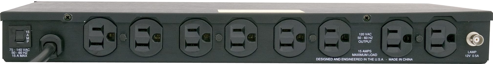 Furman AR15 Series II 15-Amp Voltage Regulator, Rear