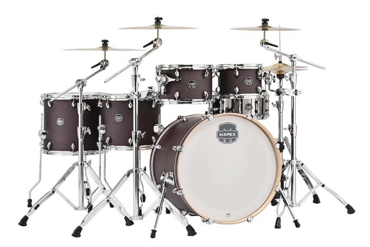 Mapex Armory Studioease Fast Drum Shell Kit, 6-Piece, purple