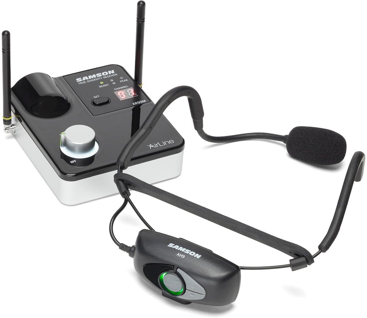 Samson AH9/AR99M QE Wireless Headset System, New, Main