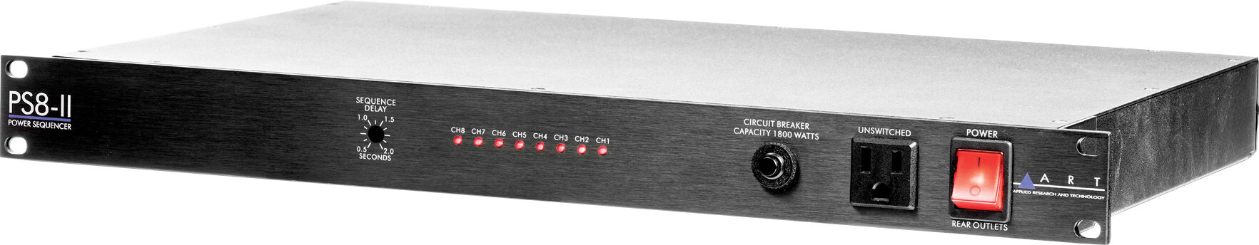 ART PS8-II Power Conditioner and Sequencer, New, Action Position Back