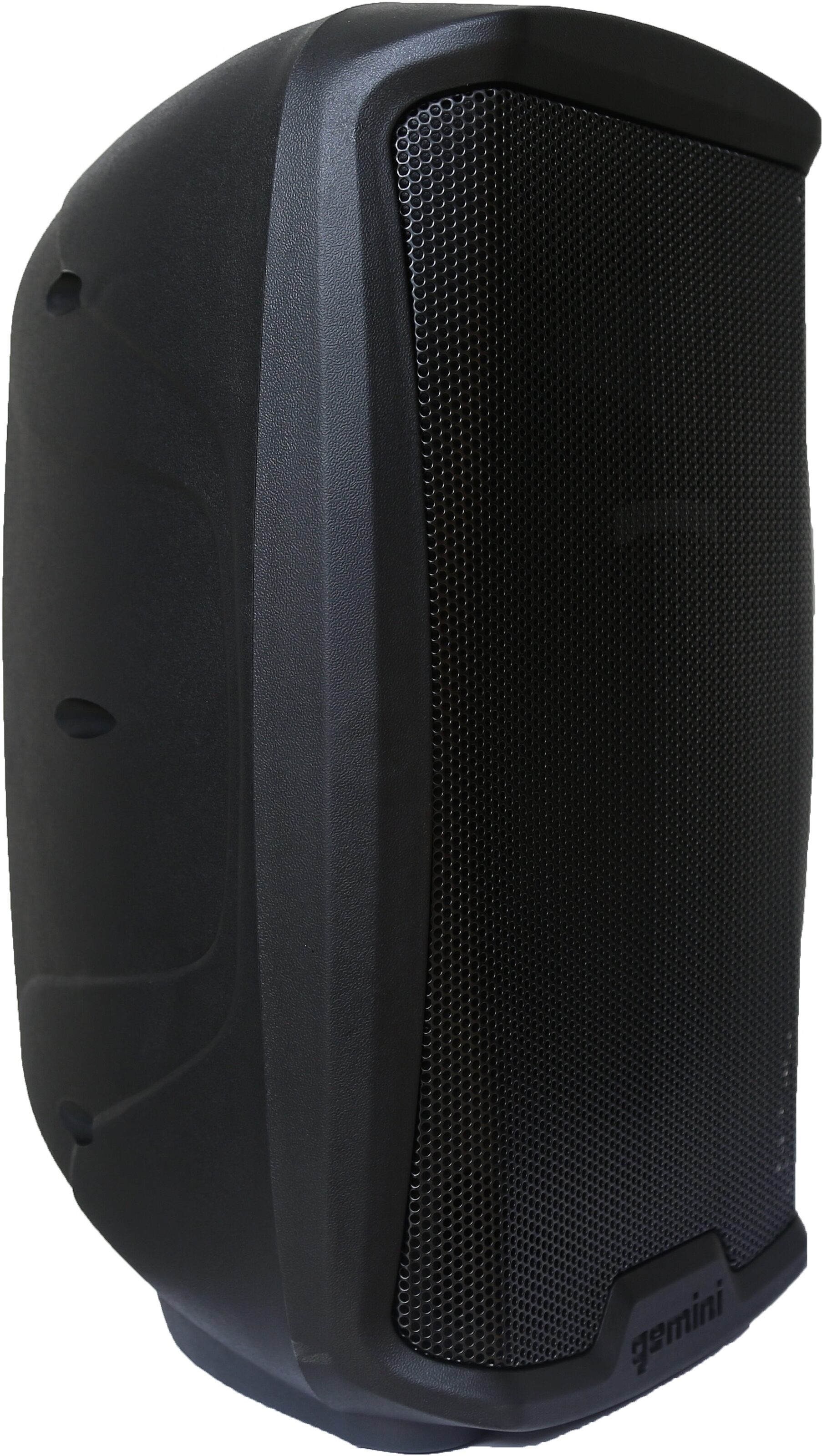 Gemini AS-2110BT Powered Bluetooth Loudspeaker, New, Angled Side