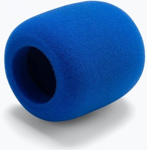 On-Stage Foam Ball-Type Microphone Windscreen, Blue, Detail