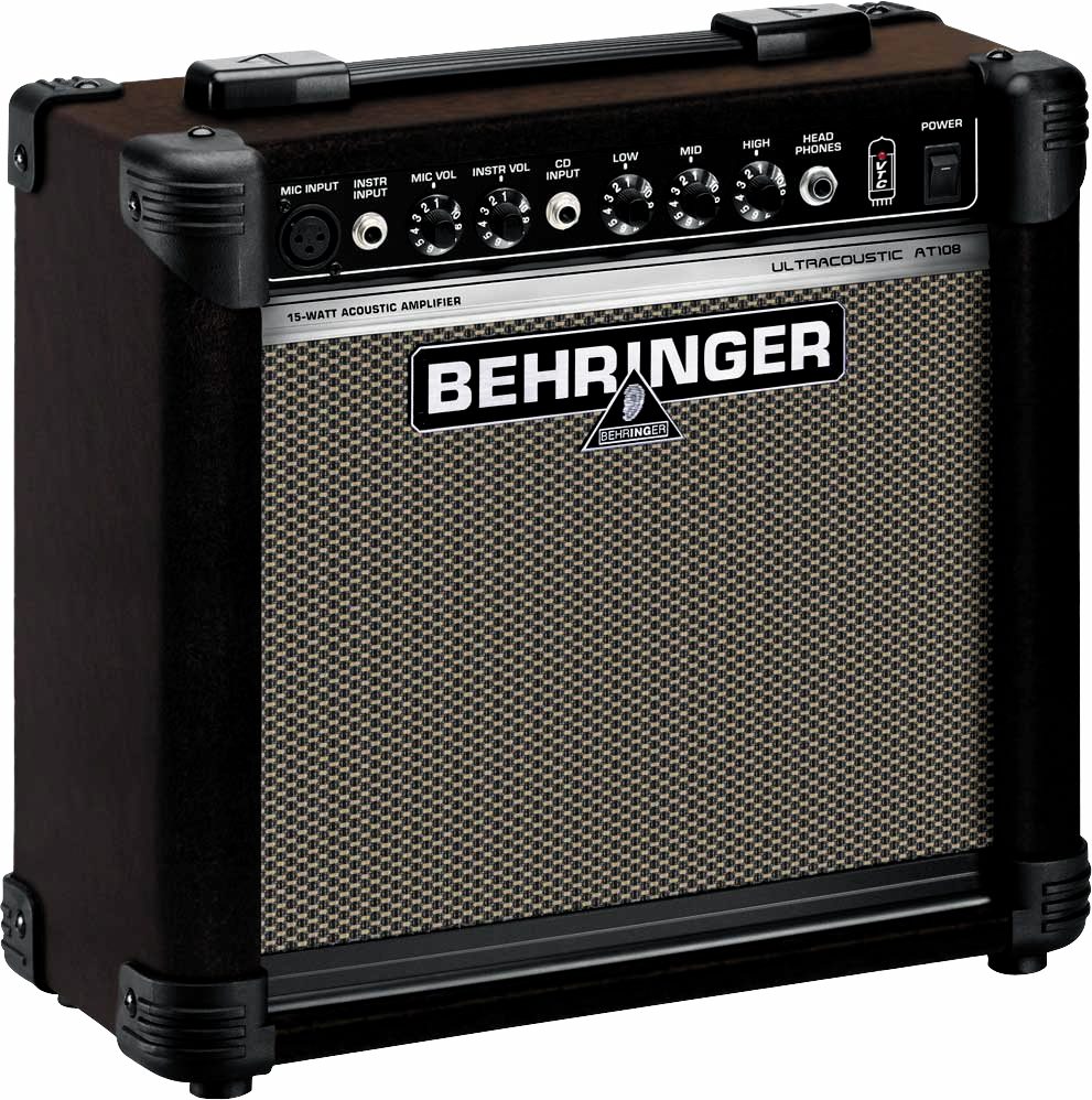 BEHRINGER AT108 アコースティックギター用アンプ 15W - アンプ