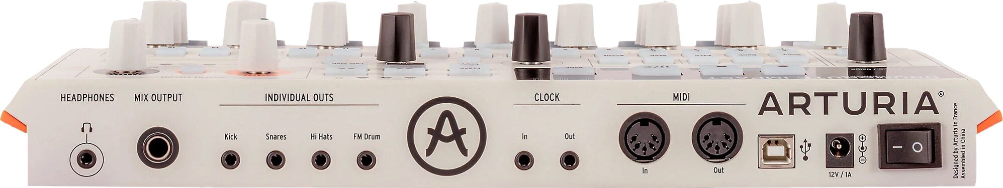 Arturia DrumBrute Impact 1984 Drum Machine, New, Action Position Back
