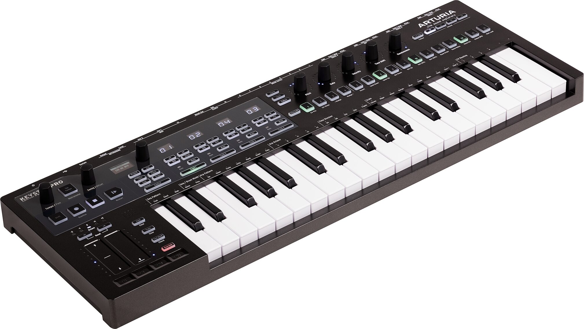 Arturia KeyStep Pro Chroma Keyboard Controller Sequencer