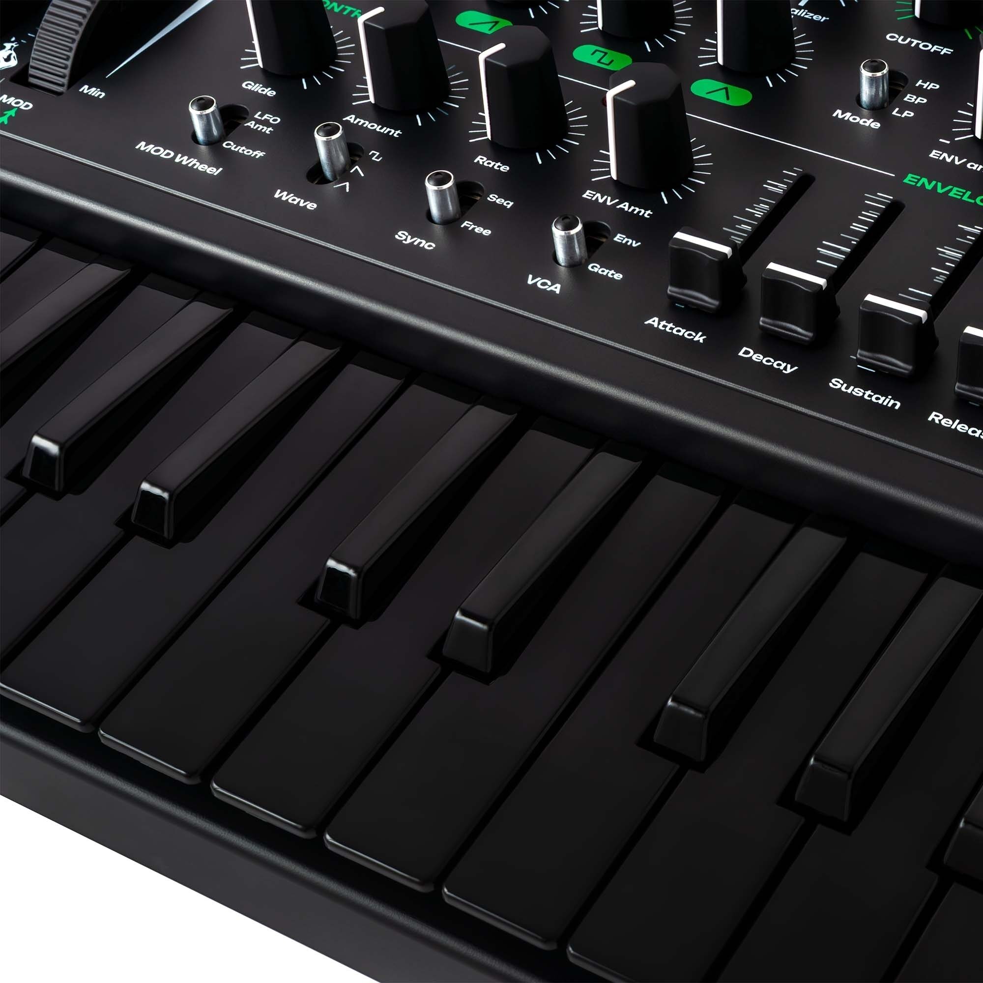 Arturia MicroBrute UFO Analog Synthesizer, New, Action Position Back