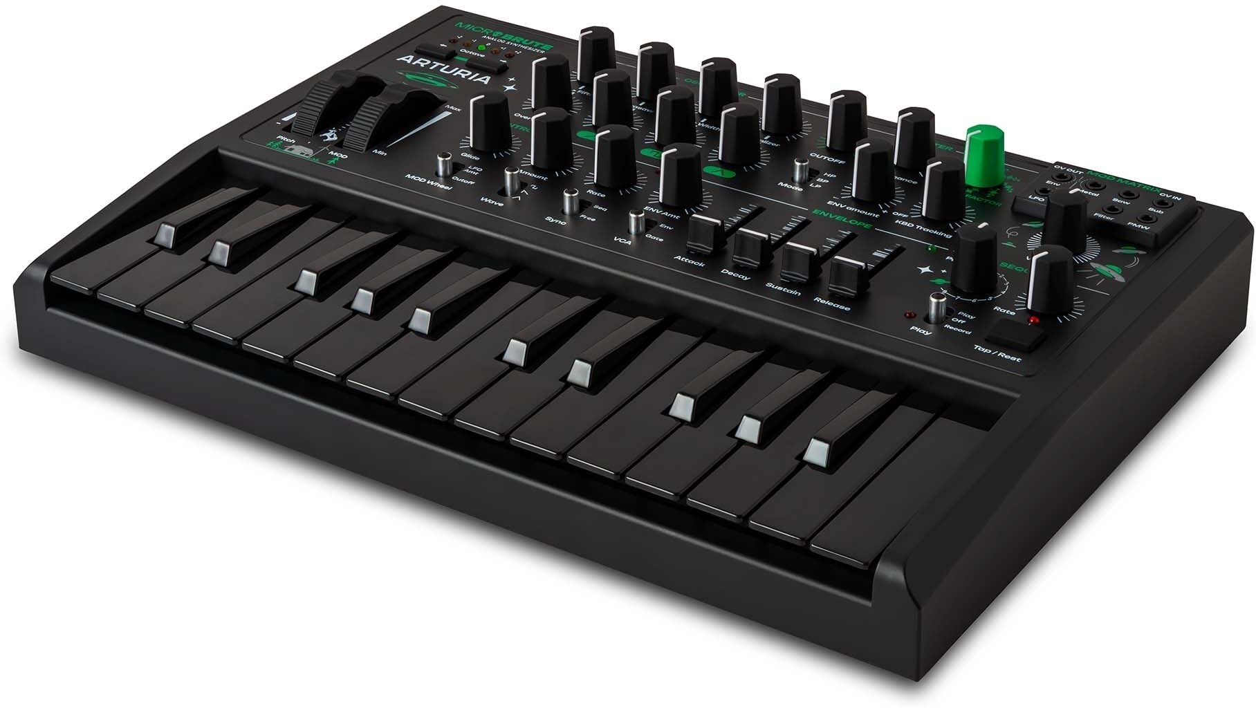 Arturia MicroBrute UFO Analog Synthesizer, New, Action Position Back