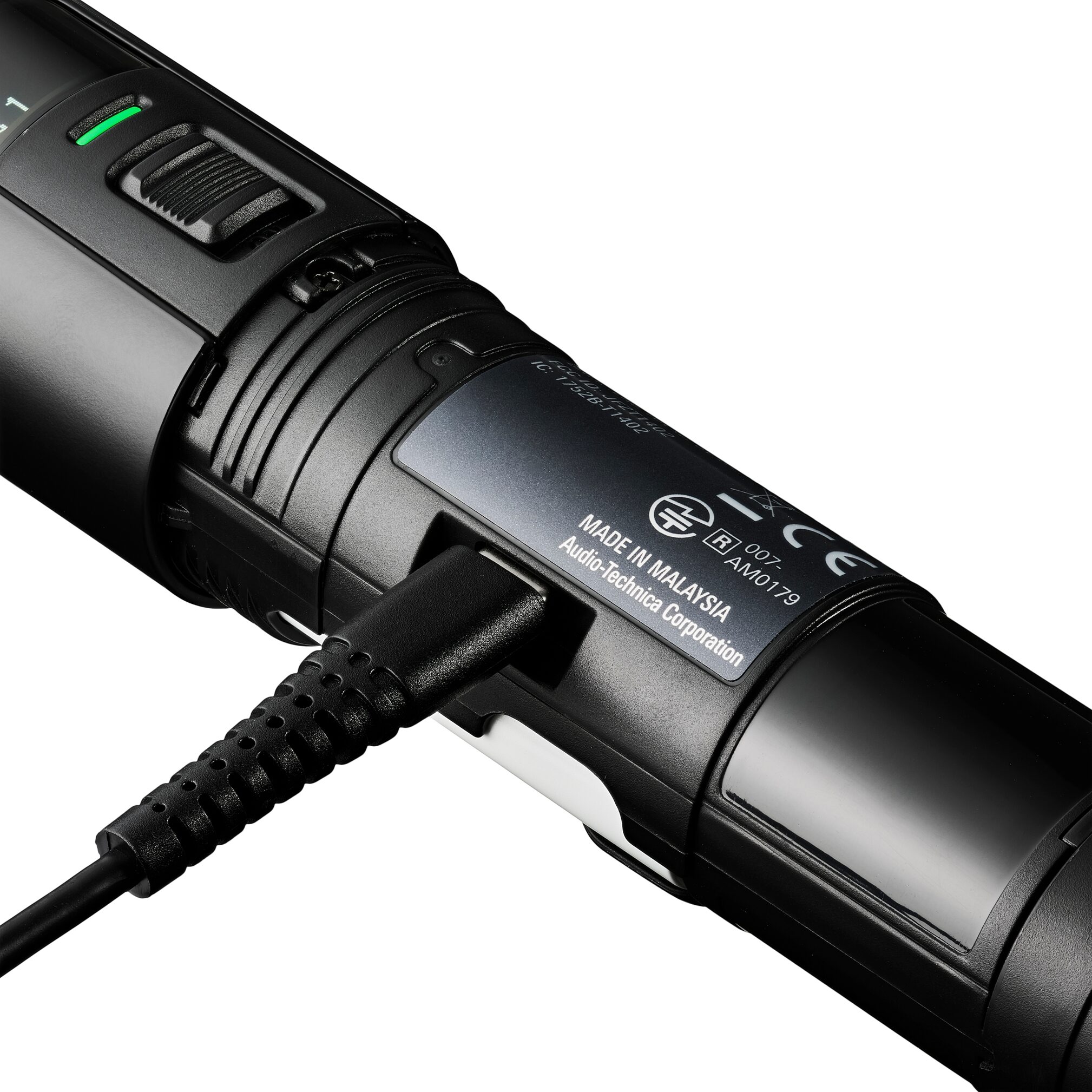Audio-Technica ATW-1423/L System 20 PRO Dual Combination Wireless Lavalier and Handheld Microphone System, New, Action Position Back