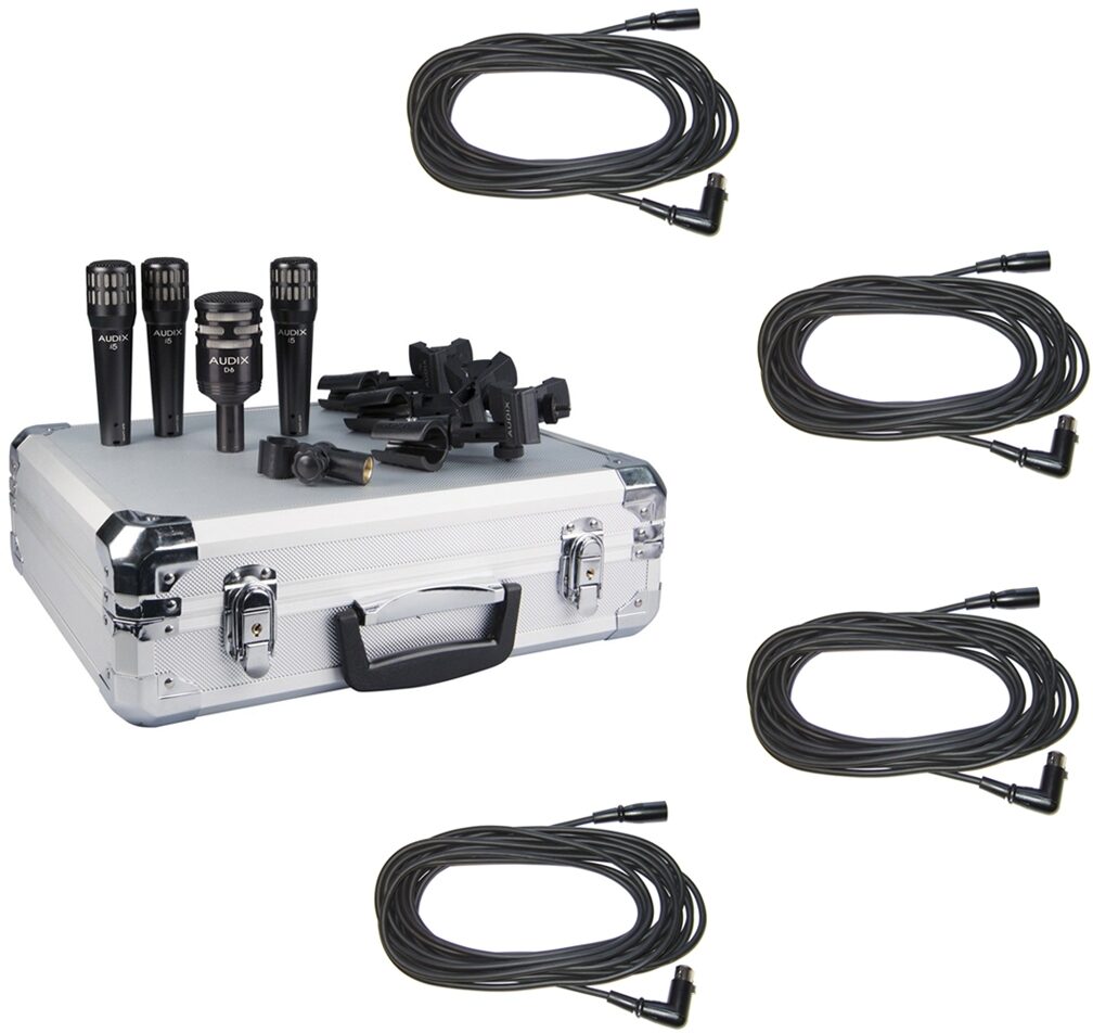 Audix DP4 Drum Microphone Kit, audix-mic-pak