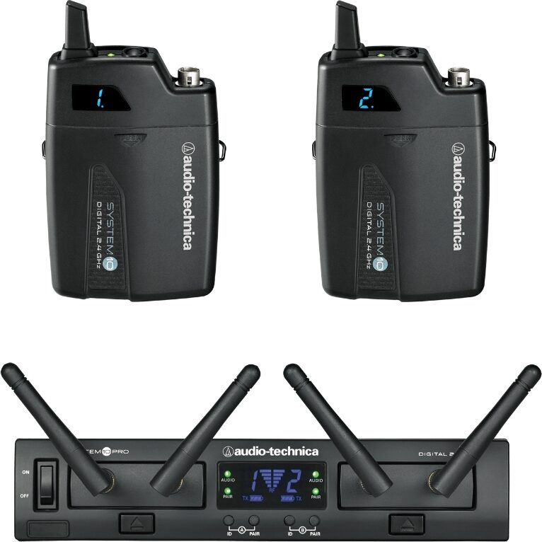 Audio-Technica ATW-1311 System 10 PRO Digital Dual Wireless Bodypack System (2.4 GHz), New, Main