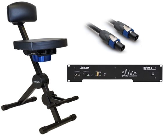 Aviom PFS-1 Tactile Transducer Performance Stool, aviom